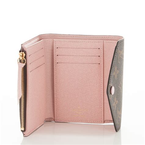 louis vuitton monogram victorine wallet rose ballerine|victorine wallet monogram canvas.